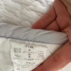 小さめベビー布団敷きパッド※汚れありの画像