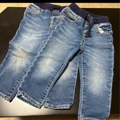 90サイズ GAP ジーパン 双子 2着