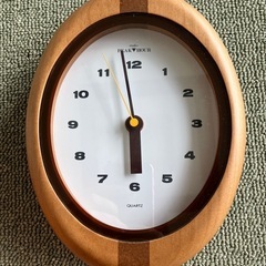 PEAK HOUR クオーツ　木製　掛け時計