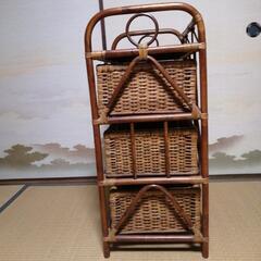 ラタンチェストの画像