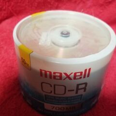 CD-R  maxell　　50pk  未開封　新品の画像