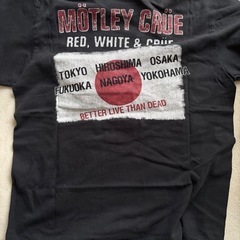 ロックTシャツ　モトリークルー本物　Mの画像