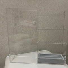 無印良品　ジュエリー　アクセサリー　収納　アクリルケースの画像