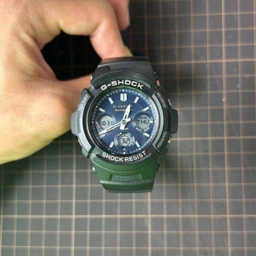 【美品】G-SHOCK 5230 AWG-M100SB ブルー AWG-M100SB-2AJF | CASIO