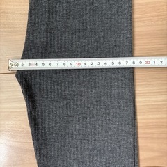 《再値下げ》グレー スパッツ.M-Lサイズ フルレングス(約97cm)の画像