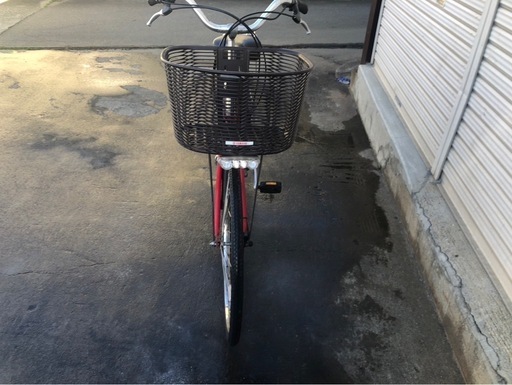 586 ヤマハ新機種電動アシスト自転車pasnatura26インチレッドアルミ