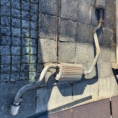 三菱ジープJ55 純正触媒マフラー　