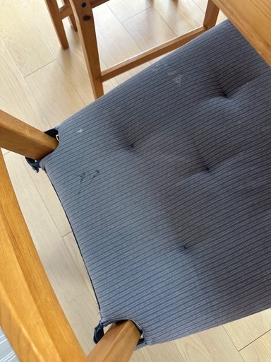 【一旦募集ストップです】（2月21日以降の引き渡し）IKEA ダイニングテーブル　椅子4脚セット　　