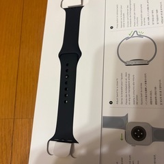 アップルウォッチバンド 黒 純正の画像
