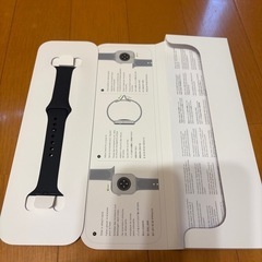アップルウォッチバンド 黒 純正の画像