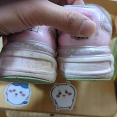 女の子 17cm スニーカーの画像