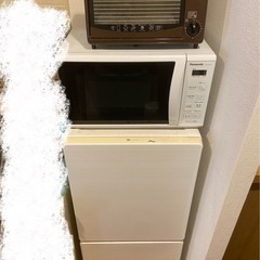 【お譲り先決定】電子レンジ・冷蔵庫・トースター
