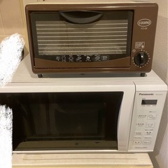 【お譲り先決定】電子レンジ・冷蔵庫・トースターの画像