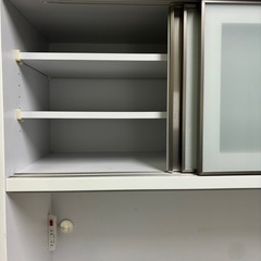 食器棚　ホワイトの画像