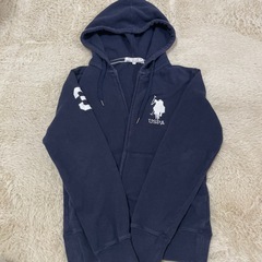 us.polo フルジップパーカー