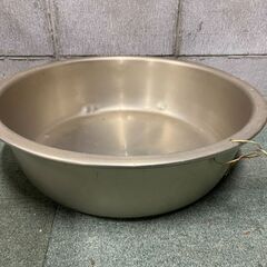 金たらい タライ 洗濯 丸型 直径60cm×高さ18cm の画像