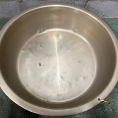金たらい タライ 洗濯 丸型 直径60cm×高さ18cm の画像