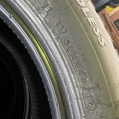 155/65r14 ブリヂストンスタッドレス　バリ溝　2021年製　4本の画像
