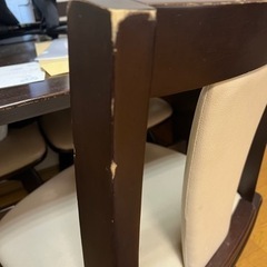 【ダイニングテーブル】【椅子付き】の画像