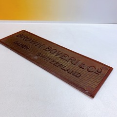 無料　看板　レトロ　BROWN BOVERI&C   BADEN SWITZERLAND
の画像