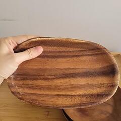 【3COINS】木のお皿シリーズの画像