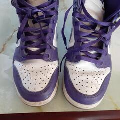ナイキ　ダンク　DUNK　白紫　27センチの画像