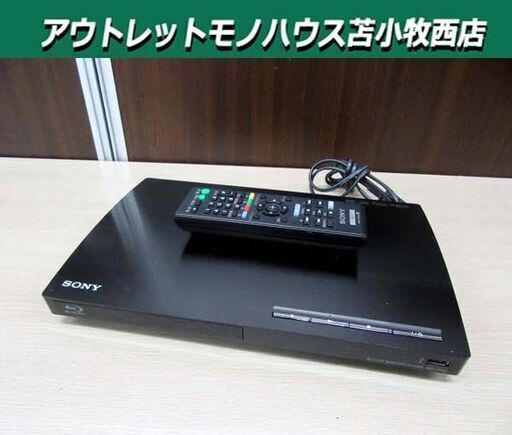 ① SONY ブルーレイディスクプレーヤー 2013年製 BDP-S190 ブラック リモコン付属 DVDプレーヤー コンパクト ソニー 苫小牧西店