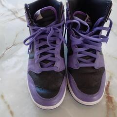 ナイキ　ダンク　DUNK 　黒紫　美品　27.5センチの画像