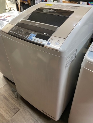 日立　洗濯機　8kg  乾燥4.5kg　BW-D8SV