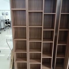 ★ジモティ割あり★ moco スライド式本棚 ブラウン H180...
