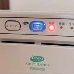 マイナスイオン発生空気清浄機　ツインバードの画像
