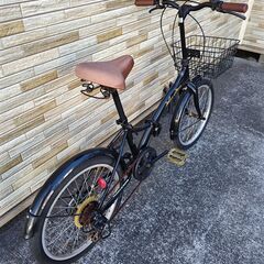 中古自転車 6段変速 20インチ ライト無し 軽整備済み 防犯登録対応 町田市 相模原市 MM607の画像