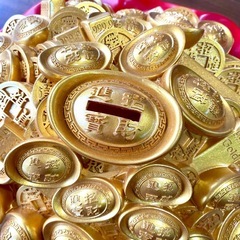 【店頭引き取り限定】龍の貯金箱　縁起物　開運　金運　福　中華の画像