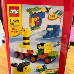 美品 おもちゃ ブロック 子ども用 レゴ LEGO 赤いバケツ