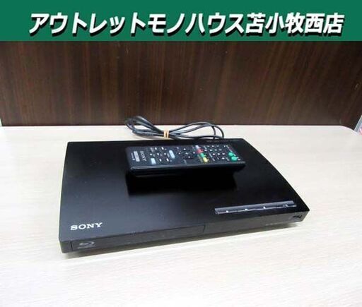 ② SONY ブルーレイディスクプレーヤー 2013年製 BDP-S190 ブラック リモコン付属 DVDプレーヤー コンパクト ソニー 苫小牧西店