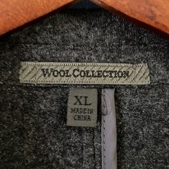 ユニクロ　ウールジャケット　グレー　メンズXLの画像