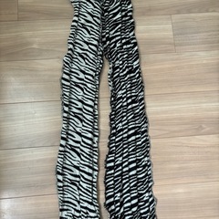 【値下げ】ゼブラ柄マフラー 約185cmの画像