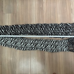 【値下げ】ゼブラ柄マフラー 約185cmの画像