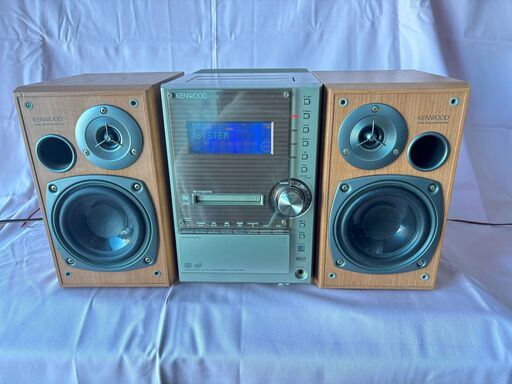 KENWOOD　カセットテープ、CD、MDコンポ