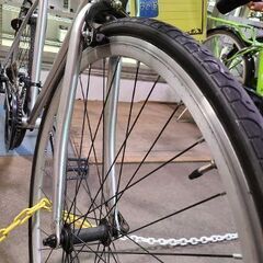 J6620　ロードバイク　Grandir　シルバー　700C×28C　3×7ギア　★店頭にて試乗可★ 簡易クリーニング済　【リユースのサカイ柏店】　 中古自転車 　流山市  松戸市 我孫子市 鎌ヶ谷市 船橋市 守谷市 取手市の画像