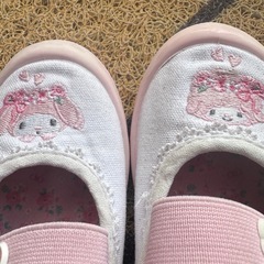 15センチ☆マイメロ上履きの画像