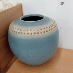 0127-077 匠窯　青釉　花生の画像