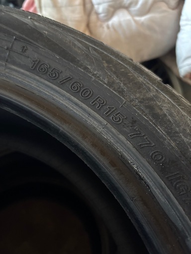 165/60R15 スタッドレス　2023年製　ヨコハマ　ig70 4本　ハスラーなど
