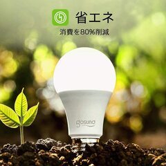 Gosund 調光調色 LED スマート電球 2個 遠隔操作 マルチカラーの画像