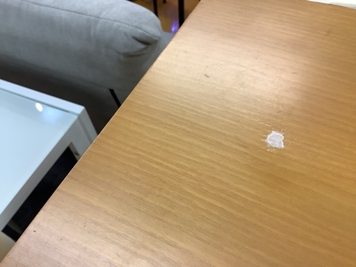 【リサイクルサービス八光】幅120cm　千趣会　ベルメゾン　タモ材 エクステンションテーブル　伸長式ローテーブル