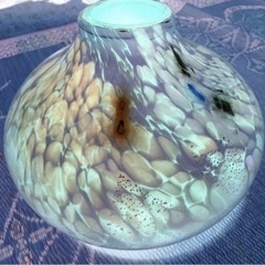 美品KAMEIガラス大阪　花瓶の画像