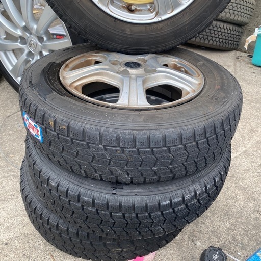 145/80R13×4J 75S サマータイヤ＆アルミ 4本SET　ブリヂストン ネクストリー 2020年製 