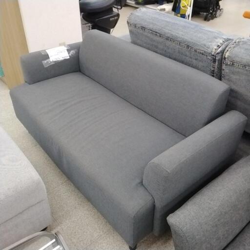 ※色あせあり IKEA ソファー 2人掛け TJ9757