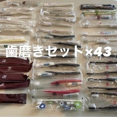 歯磨きセット×43 新品未開封の画像