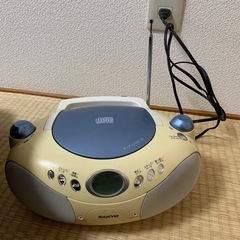 サンヨーＣＤプレーヤーラジオのみ使用可能の画像